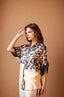 Cotton Silk Printed Blouse